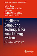 Livre Relié Intelligent Computing Techniques for Smart Energy Systems de 