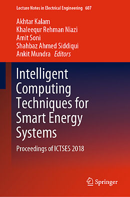 Livre Relié Intelligent Computing Techniques for Smart Energy Systems de 