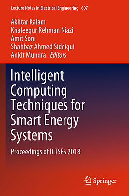Kartonierter Einband Intelligent Computing Techniques for Smart Energy Systems von 