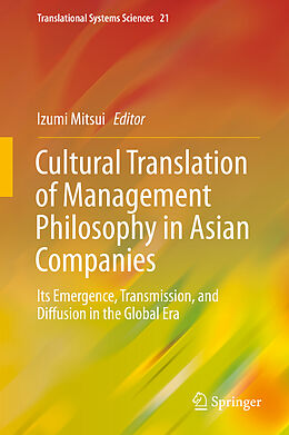 Livre Relié Cultural Translation of Management Philosophy in Asian Companies de 