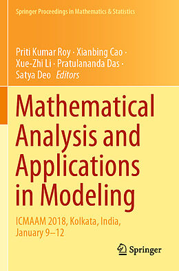 Couverture cartonnée Mathematical Analysis and Applications in Modeling de 