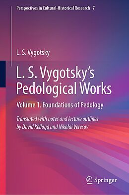 eBook (pdf) L. S. Vygotsky's Pedological Works de L. S. Vygotsky