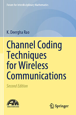 Couverture cartonnée Channel Coding Techniques for Wireless Communications de K. Deergha Rao