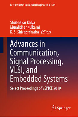 Fester Einband Advances in Communication, Signal Processing, VLSI, and Embedded Systems von 