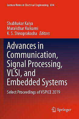 Kartonierter Einband Advances in Communication, Signal Processing, VLSI, and Embedded Systems von 