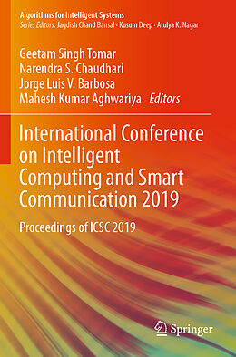 Couverture cartonnée International Conference on Intelligent Computing and Smart Communication 2019 de 