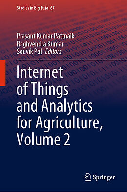 Livre Relié Internet of Things and Analytics for Agriculture, Volume 2 de 