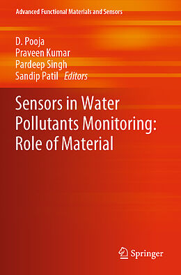 Couverture cartonnée Sensors in Water Pollutants Monitoring: Role of Material de 