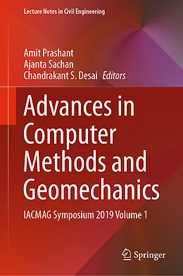 Livre Relié Advances in Computer Methods and Geomechanics de 