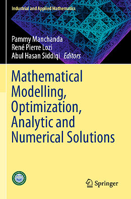 Couverture cartonnée Mathematical Modelling, Optimization, Analytic and Numerical Solutions de 