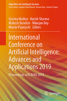 Livre Relié International Conference on Artificial Intelligence: Advances and Applications 2019 de 