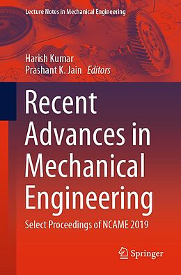 eBook (pdf) Recent Advances in Mechanical Engineering de 