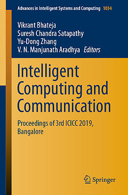 Couverture cartonnée Intelligent Computing and Communication de 