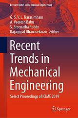 eBook (pdf) Recent Trends in Mechanical Engineering de 