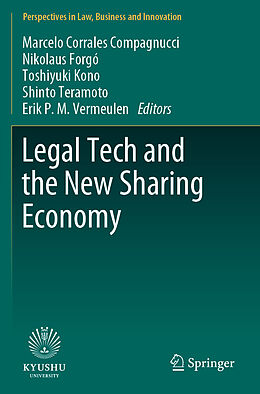 Couverture cartonnée Legal Tech and the New Sharing Economy de 