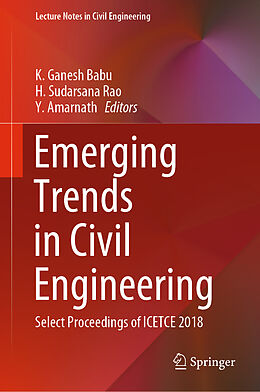 Livre Relié Emerging Trends in Civil Engineering de 