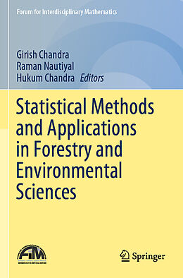 Couverture cartonnée Statistical Methods and Applications in Forestry and Environmental Sciences de 