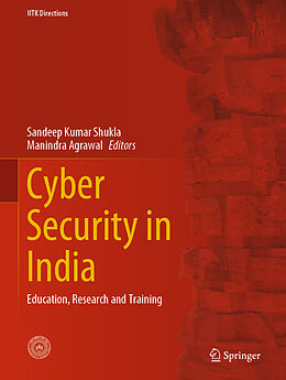 Livre Relié Cyber Security in India de 