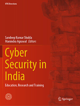 Couverture cartonnée Cyber Security in India de 