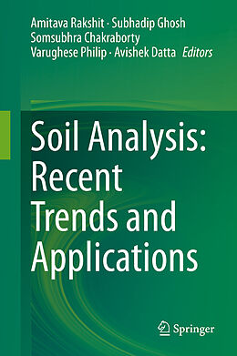 Livre Relié Soil Analysis: Recent Trends and Applications de 