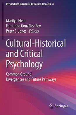 Couverture cartonnée Cultural-Historical and Critical Psychology de 