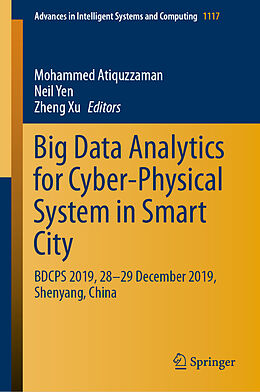 Livre Relié Big Data Analytics for Cyber-Physical System in Smart City de 