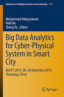 Couverture cartonnée Big Data Analytics for Cyber-Physical System in Smart City de 