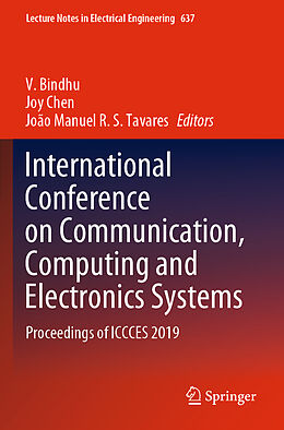 Couverture cartonnée International Conference on Communication, Computing and Electronics Systems de 