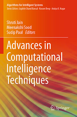 Couverture cartonnée Advances in Computational Intelligence Techniques de 