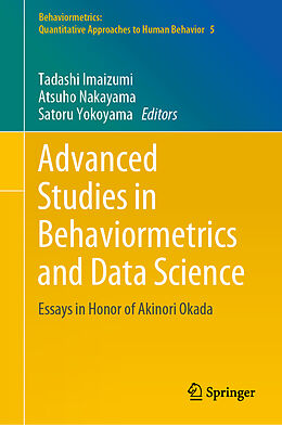 Livre Relié Advanced Studies in Behaviormetrics and Data Science de 