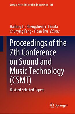 E-Book (pdf) Proceedings of the 7th Conference on Sound and Music Technology (CSMT) von 
