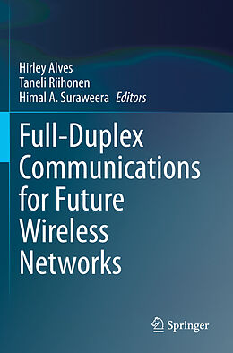 Couverture cartonnée Full-Duplex Communications for Future Wireless Networks de 