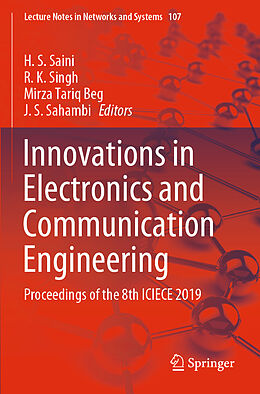 Couverture cartonnée Innovations in Electronics and Communication Engineering de 