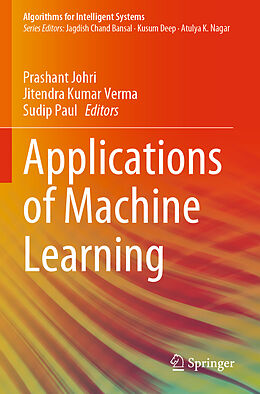 Couverture cartonnée Applications of Machine Learning de 