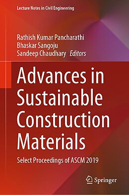 eBook (pdf) Advances in Sustainable Construction Materials de 