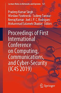 eBook (pdf) Proceedings of First International Conference on Computing, Communications, and Cyber-Security (IC4S 2019) de 