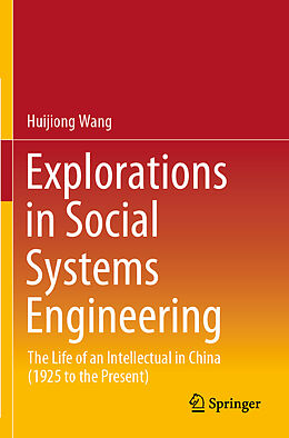 Couverture cartonnée Explorations in Social Systems Engineering de Huijiong Wang