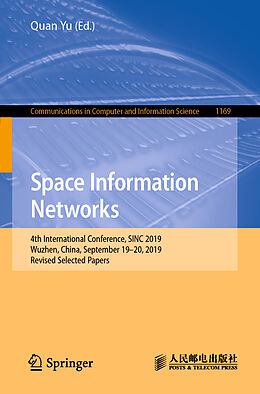 Couverture cartonnée Space Information Networks de 