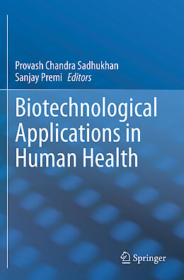 Couverture cartonnée Biotechnological Applications in Human Health de 