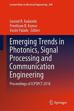 E-Book (pdf) Emerging Trends in Photonics, Signal Processing and Communication Engineering von 