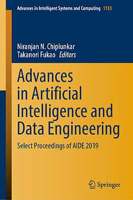 Livre Relié Advances in Artificial Intelligence and Data Engineering de 