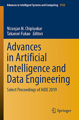 Couverture cartonnée Advances in Artificial Intelligence and Data Engineering de 