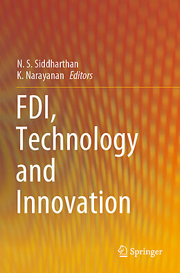 Couverture cartonnée FDI, Technology and Innovation de 