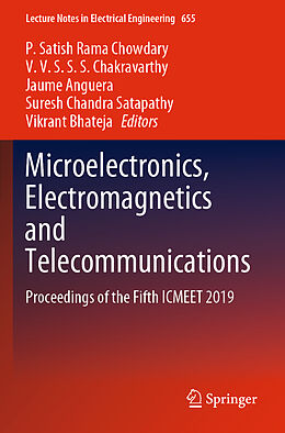 Couverture cartonnée Microelectronics, Electromagnetics and Telecommunications de 