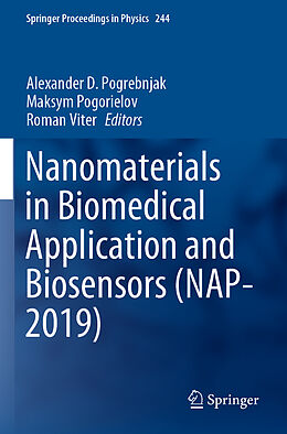 Couverture cartonnée Nanomaterials in Biomedical Application and Biosensors (NAP-2019) de 