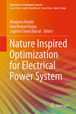 Fester Einband Nature Inspired Optimization for Electrical Power System von 