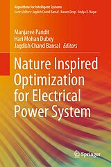 E-Book (pdf) Nature Inspired Optimization for Electrical Power System von 