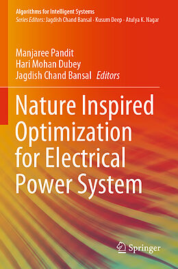 Kartonierter Einband Nature Inspired Optimization for Electrical Power System von 