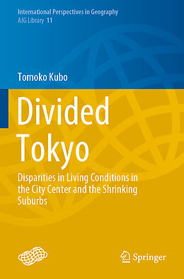 Couverture cartonnée Divided Tokyo de Tomoko Kubo