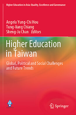 Couverture cartonnée Higher Education in Taiwan de 